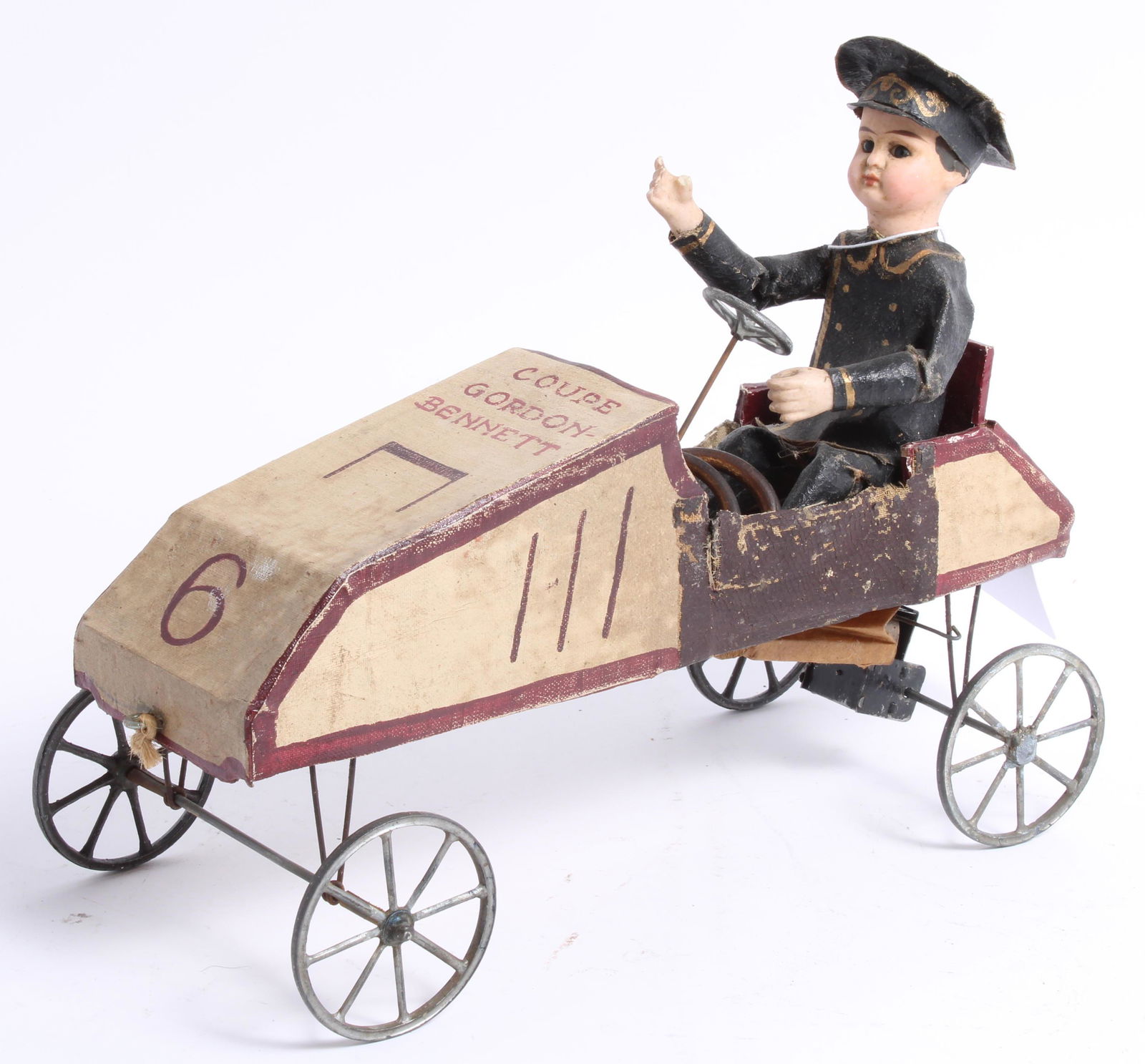 An early 'Coupe Gordon Bennett' racing car toy, French, circa 1902, (1 of 1)