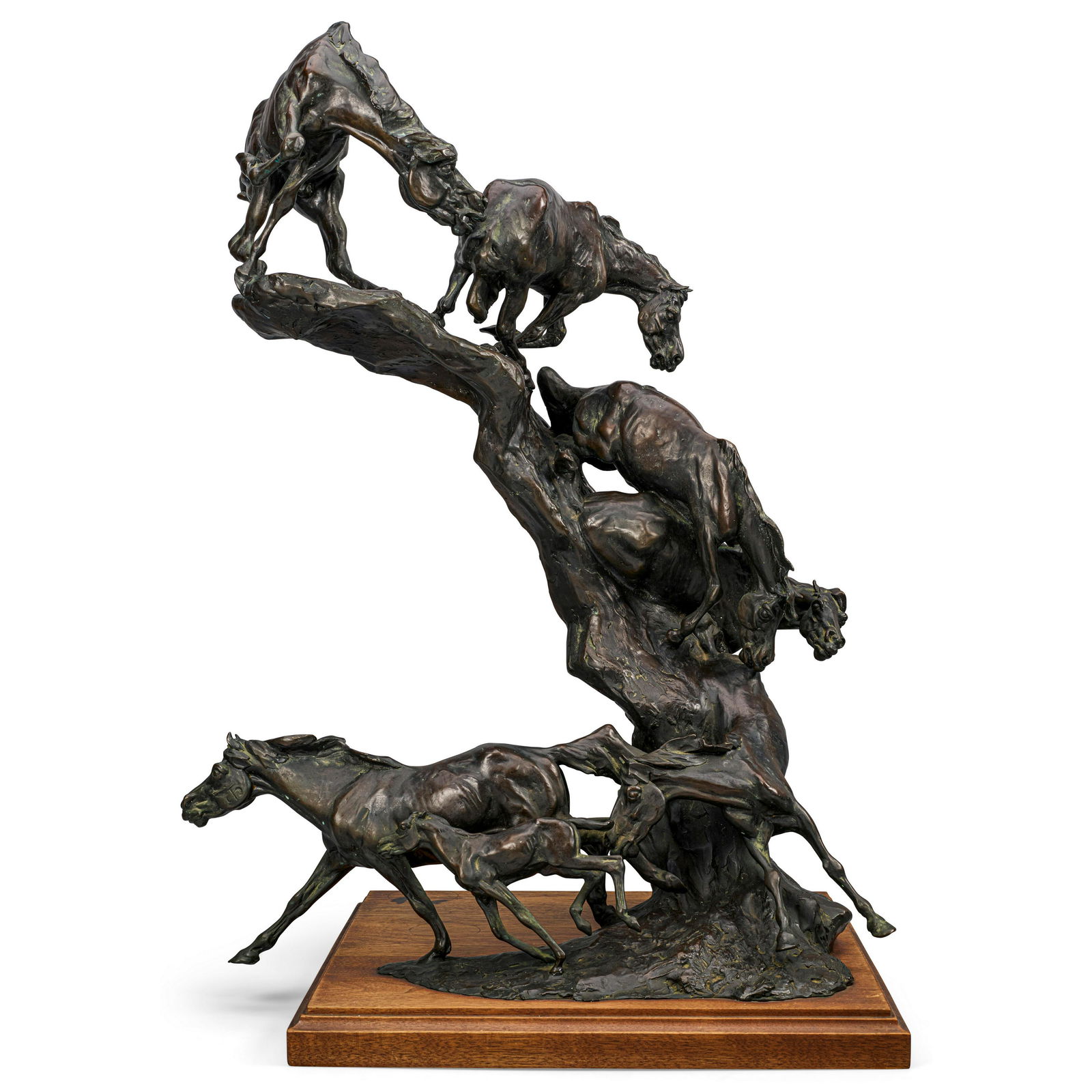 Terry Duen (T.D.) Kelsey (born 1946) Free Spirits 32 in. high (1 of 4)