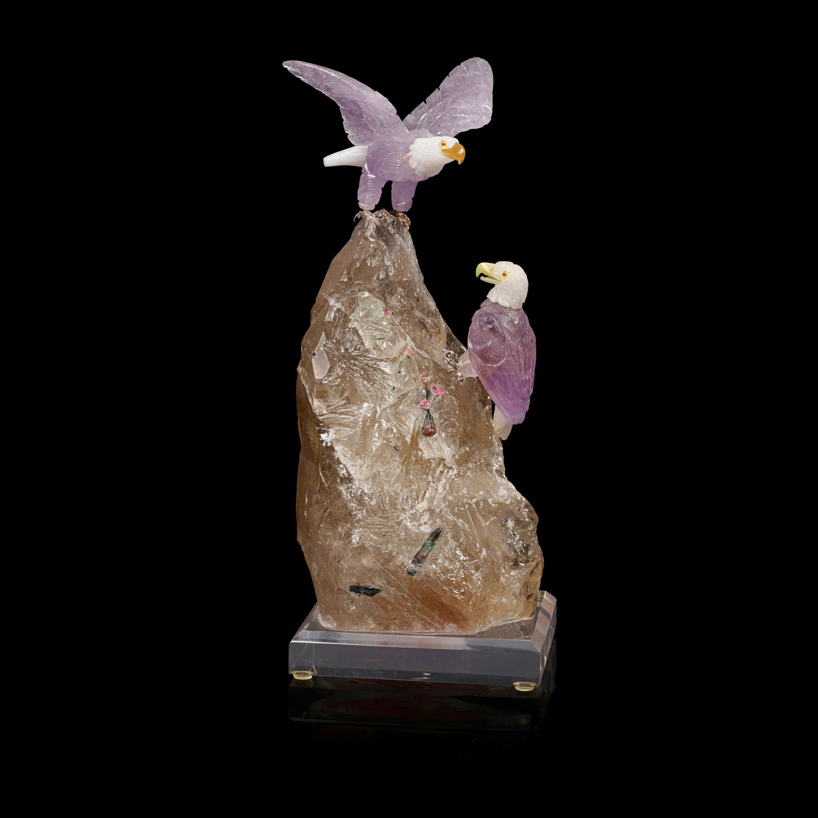 Amethyst Eagles by Peter Muller (1 of 2)