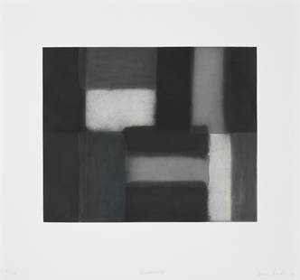 Sean Scully R.A. (Irish, born 1945) Shadowing Etching and aquatint in colours, 2010, on wove pap...: Sean Scully R.A. (Irish, born 1945)Shadowing Etching and aquatint in colours, 2010, on wove paper, signed, titled, dated and numbered 22/50 in pencil, published by Burnet Editions, New York, with thei