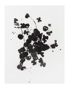 Cornelia Parker (British, born 1956) Black Ice Offset lithograph, 2021, on wove paper, signed an...: Cornelia Parker (British, born 1956)Black Ice Offset lithograph, 2021, on wove paper, signed and numbered 14/100 in black pen verso, published by Hospital Rooms, London, the full sheet, framedSheet 42