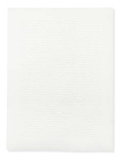 Zarina Hashmi (American-Indian, 1937-2020) 1551 knots: Zarina Hashmi (American-Indian, 1937-2020) 1551 knots signed 'Zarina 77' lower right and 1551 knots lower left; the paper is embossed with the name 'Zarina' to the bottom right embossing/japanese hand