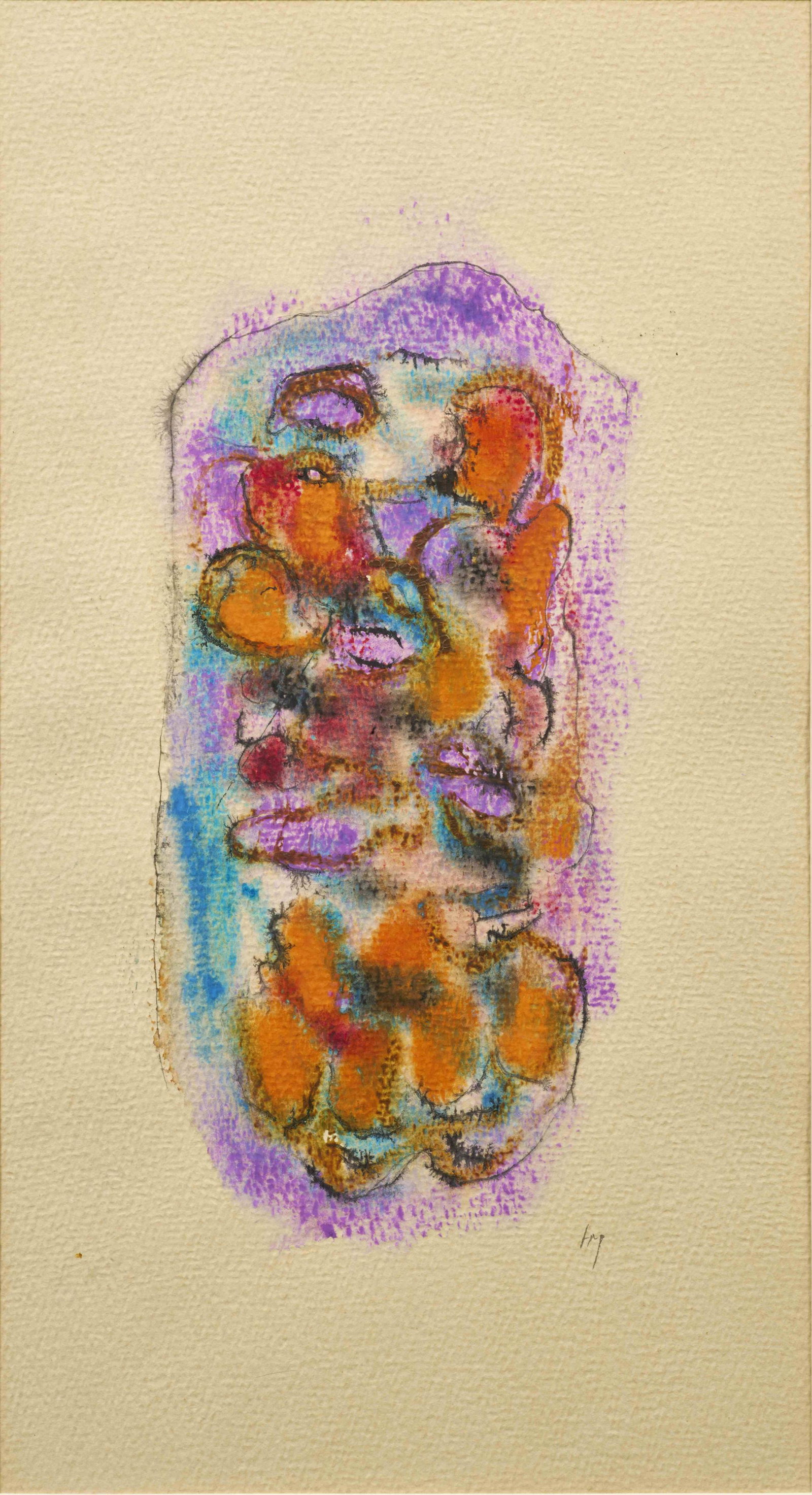 HENRI  MICHAUX  (1899-1984) Sans titre 1953 (1 of 1)