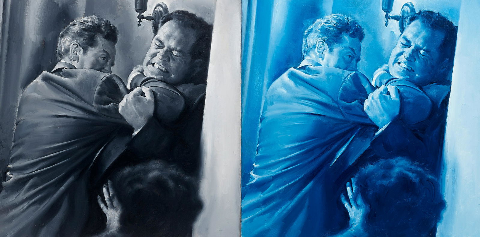 I Was a Communist for the FBI Double-Panel Painting by Arsen Roje. (1 of 1)