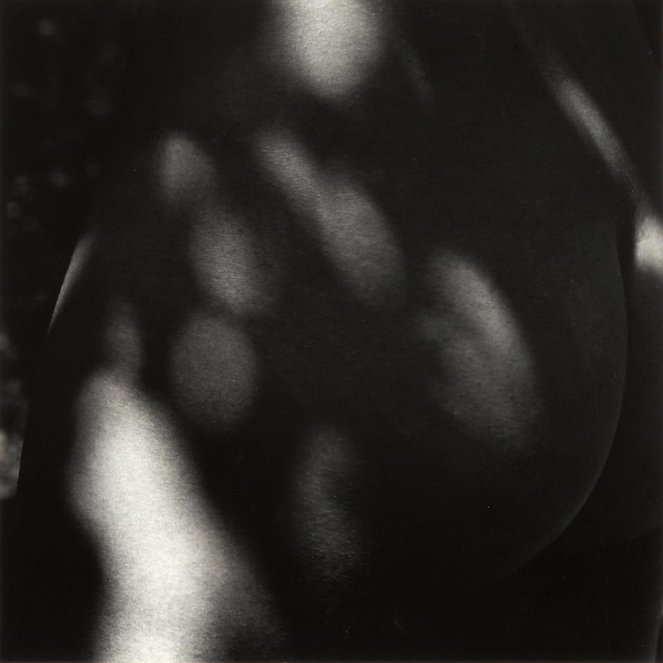 Aaron Siskind (1903-1991); Louise 28;: Aaron Siskind (1903-1991) Louise 28, 1974 Gelatin silver print; titled, dated, and signed '...Aaron Siskind' in ink along the lower margin, annotated in pencil on the verso. 9 3/4 x 9 3/4 in. (24.8 x