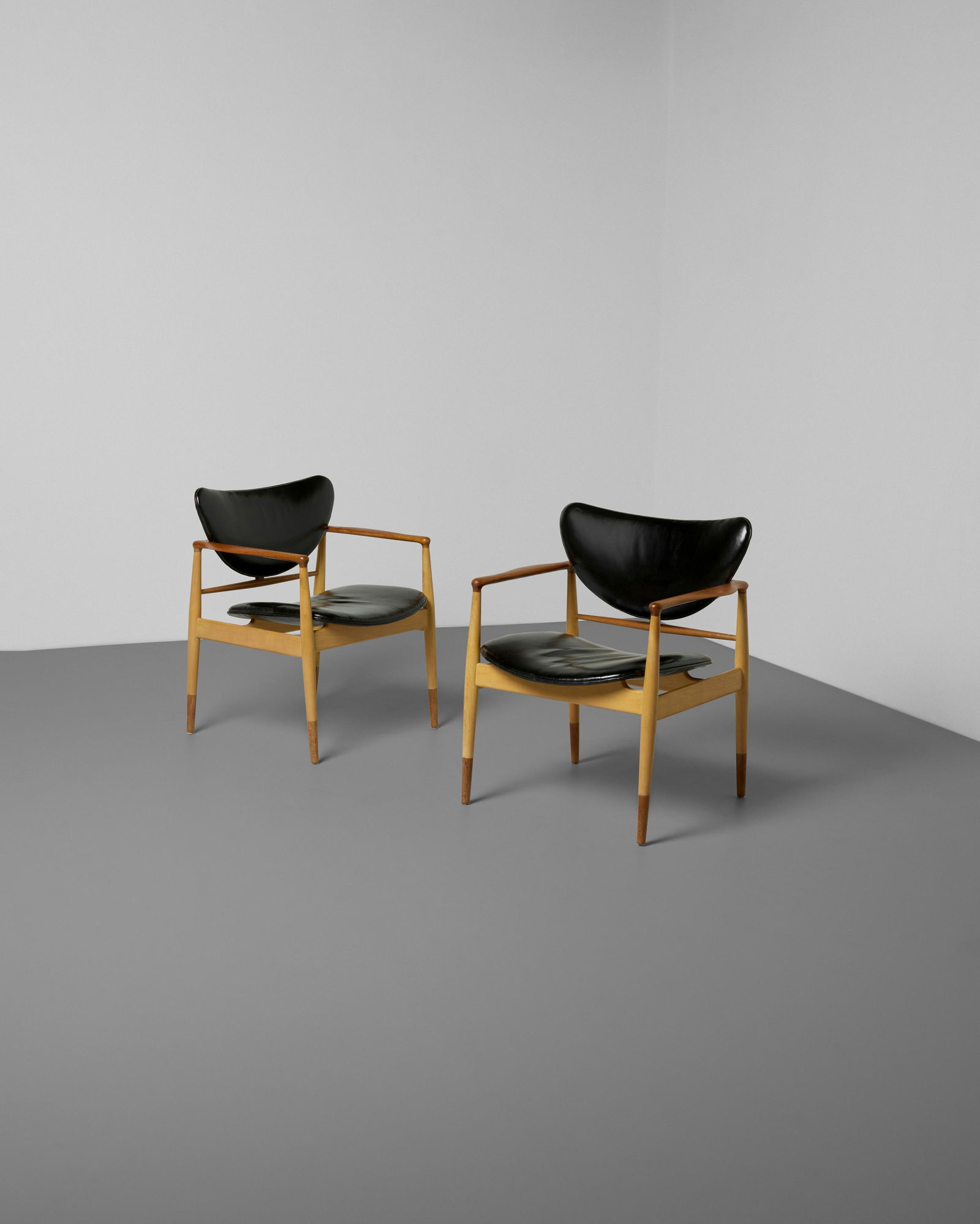 FINN JUHL (1912-1989) Pair of Armchairsdesigned 1948, these examples executed circa 1955 model n... (1 of 1)