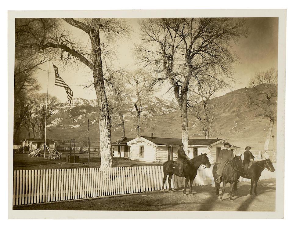 BUFFALO BILL. CODY, WILLIAM 'BUFFALO BILL.' 1846-1917. Ephemera from Buffalo Bill's TE Ranch: 1....: BUFFALO BILL. CODY, WILLIAM 'BUFFALO BILL.' 1846-1917. Ephemera from Buffalo Bill's TE Ranch: 1. Promotional booklet, 'Buffalo Bill's TE Ranch / Ishawooa, Wyoming / Season of 1916,' Denver: Western Ne