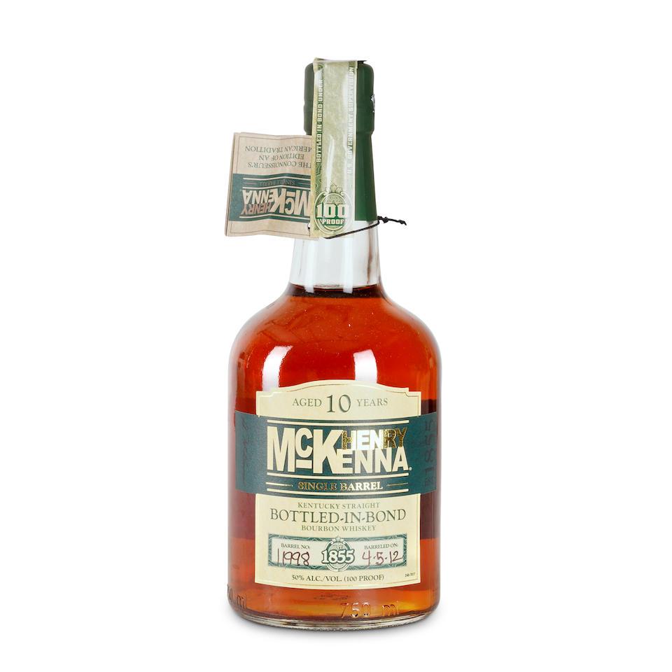 Henry McKenna 10 Years Old Single Barrel (1 750ml bottle) (1 of 1)