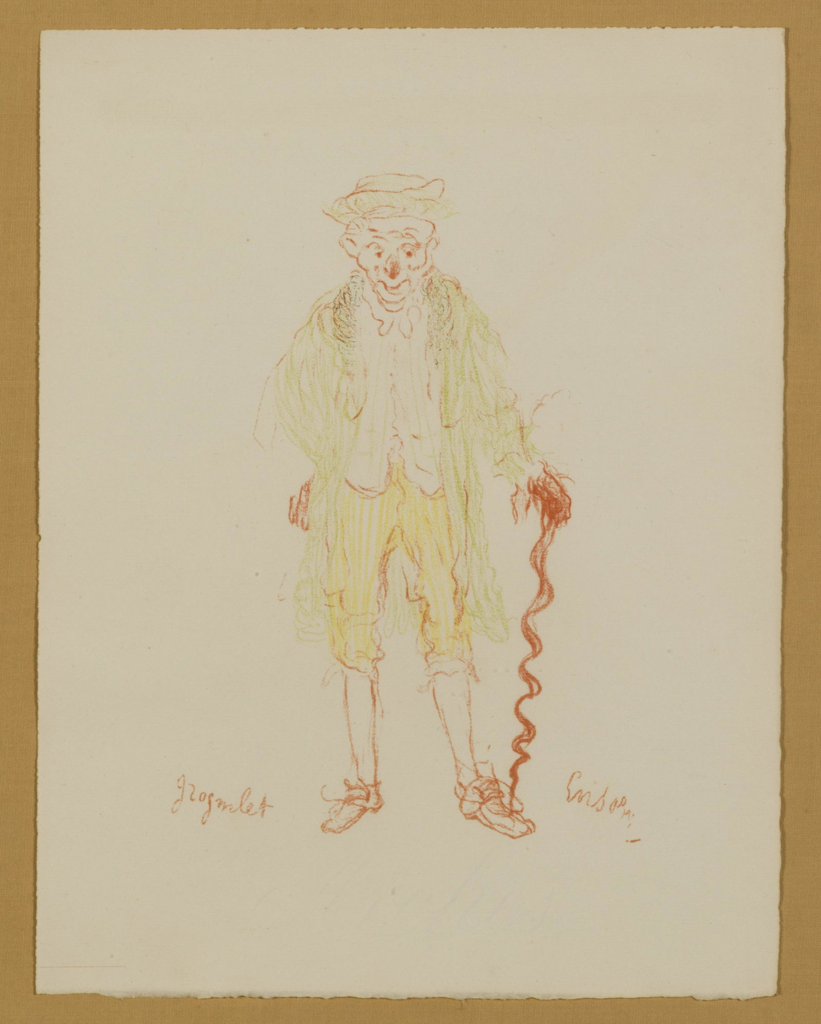 JAMES ENSOR (1860-1949) La gamme d'amour, Grognelet,1929 Lithographie en couleurs. Signée e... (1 of 1)
