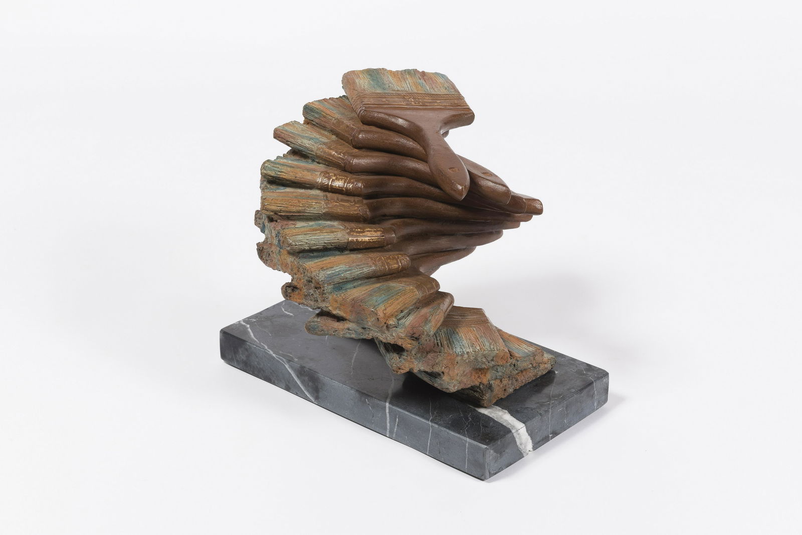 FERNANDEZ ARMAN (1928-2005) Les pinceaux,1989 Bronze. Signé et numéroté 89/100. ...: FERNANDEZ ARMAN (1928-2005) Les pinceaux,1989 Bronze. Signé et numéroté 89/100. Fonderie Bocquel. Ed. GKM Galleri Brons. Getekend en genummerd 89/100. Bocquel Foundry. Ed. GKM Galleri <