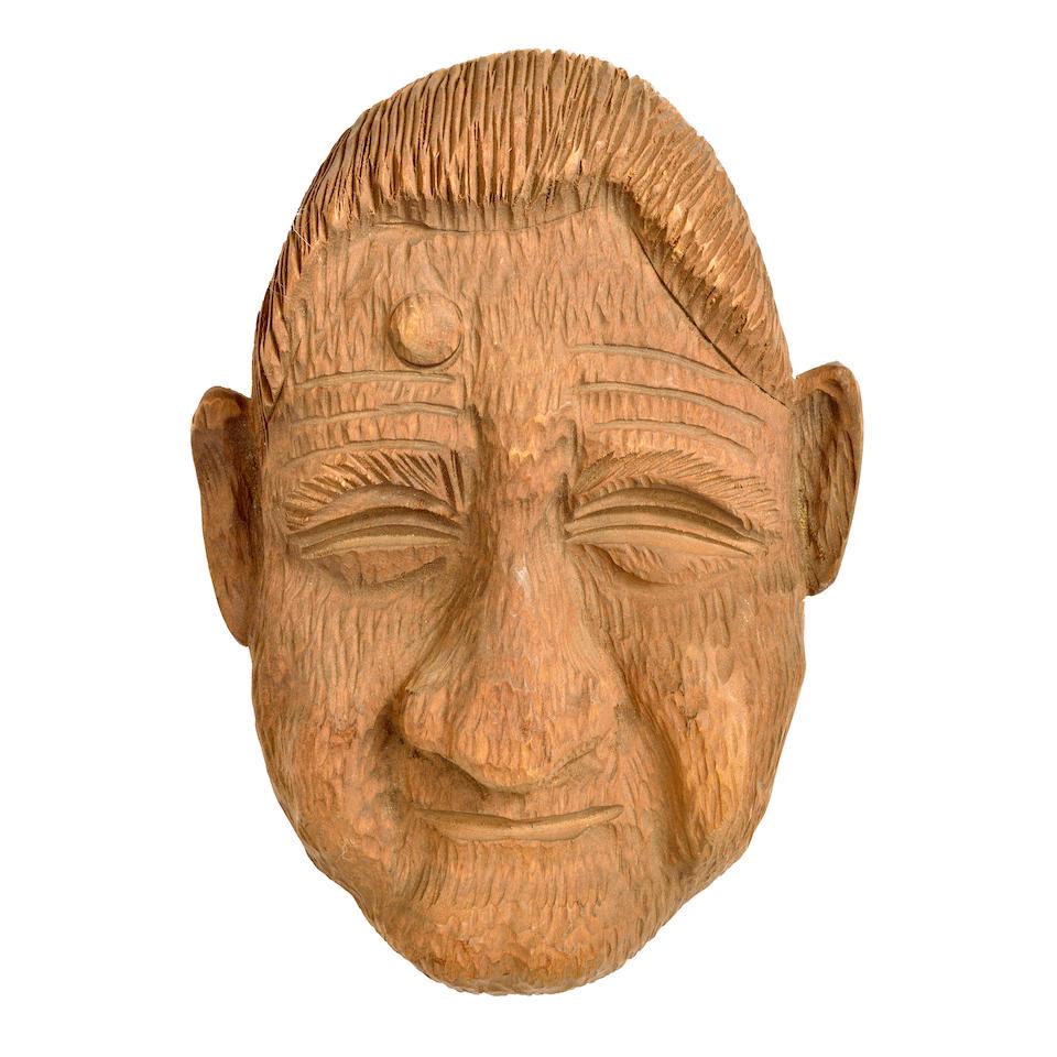 Carved Portrait of Spiro Agnew Clarence Stringfield (1903-1976), Nashville, Tennessee, c. 1965. (1 of 1)