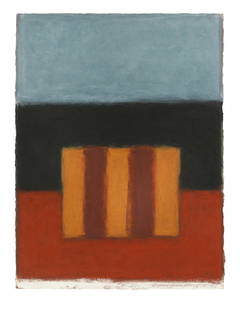Sean Scully R.A. (Irish, born 1945) London 6.9.01 76.2 x 55.9 cm. (30 x 22 1/8 in.): Sean Scully R.A. (Irish, born 1945) London 6.9.01 signed, titled and dated 'London. Sean Scully 6.9.01' (lower right) pastel 76.2 x 55.9 cm. (30 x 22 1/8 in.) Footnotes: Provenance With Ingleby Galler