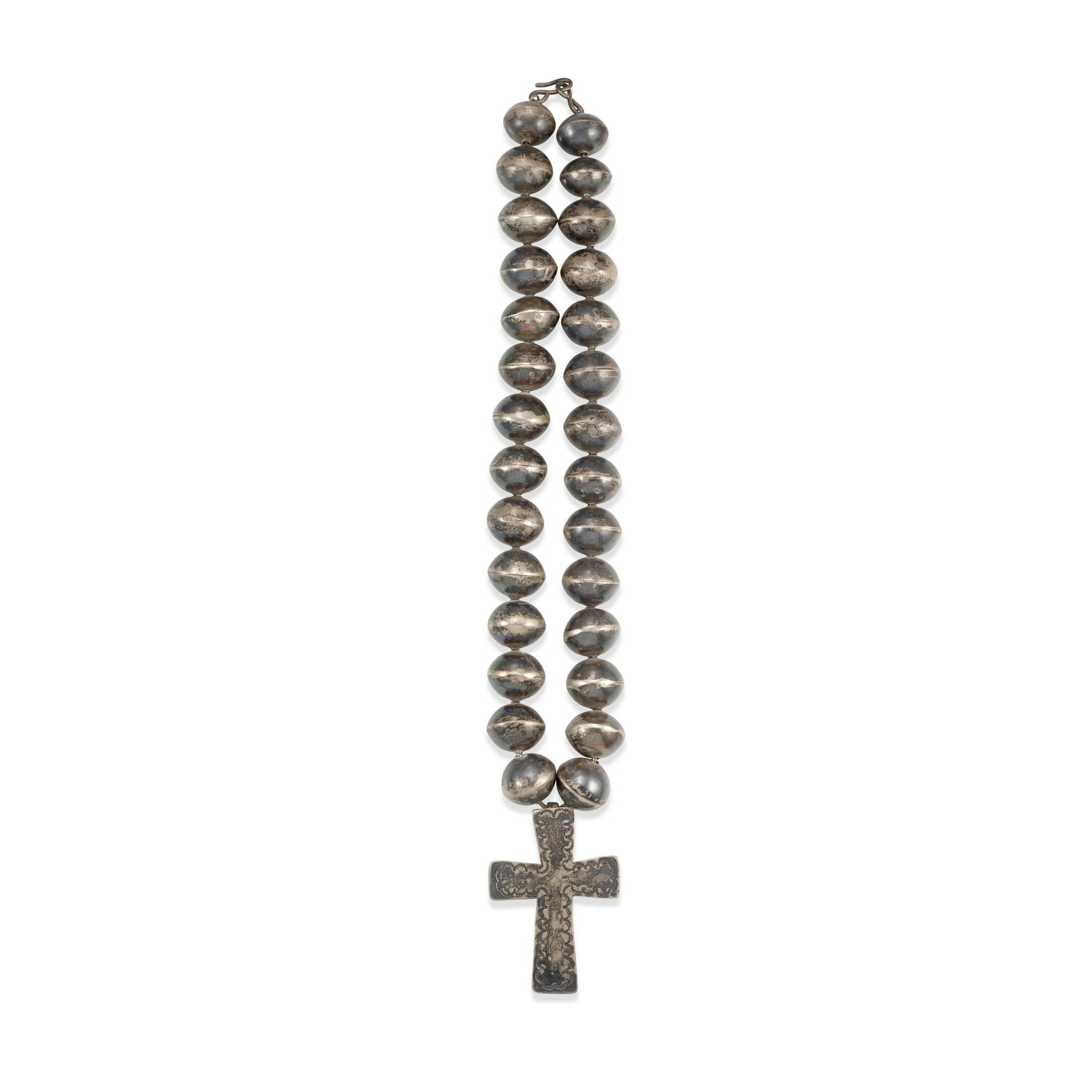 A Diné (Navajo) or Pueblo cross necklace (1 of 1)