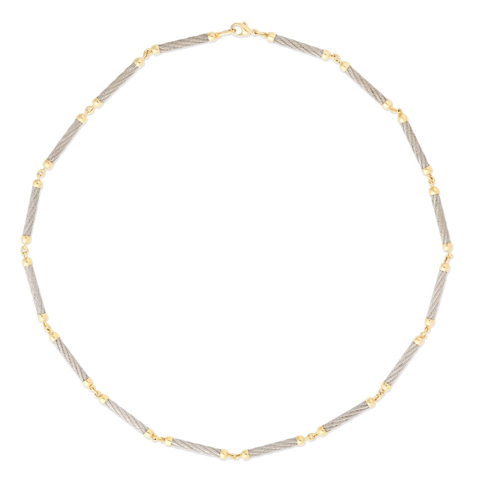 FRED: 'FORCE 10' STEEL CHAIN NECKLACE (1 of 3)