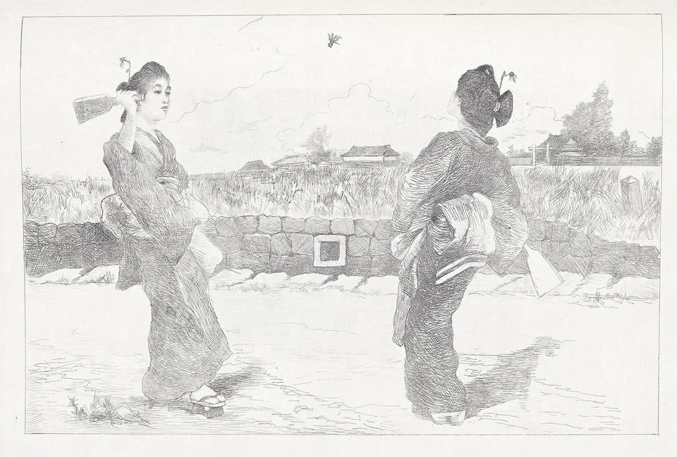 BIGOT (GEORGES FERDINAND) Croquis Japonais, Tokyo, 1886 (1 of 2)