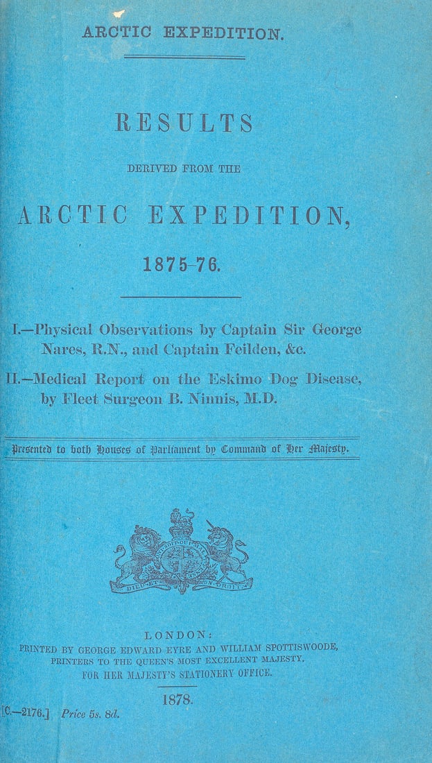 NARES BRITISH ARCTIC EXPEDITION, 1875-76 Journals and Proceedings of the Arctic Expedition, 1875... (1 of 4)