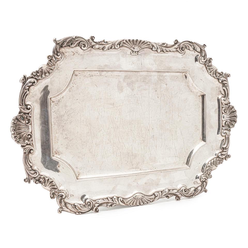 A WILLIAM IV SILVER TRAY by Paul Storr, London, London, 1836 (1 of 1)