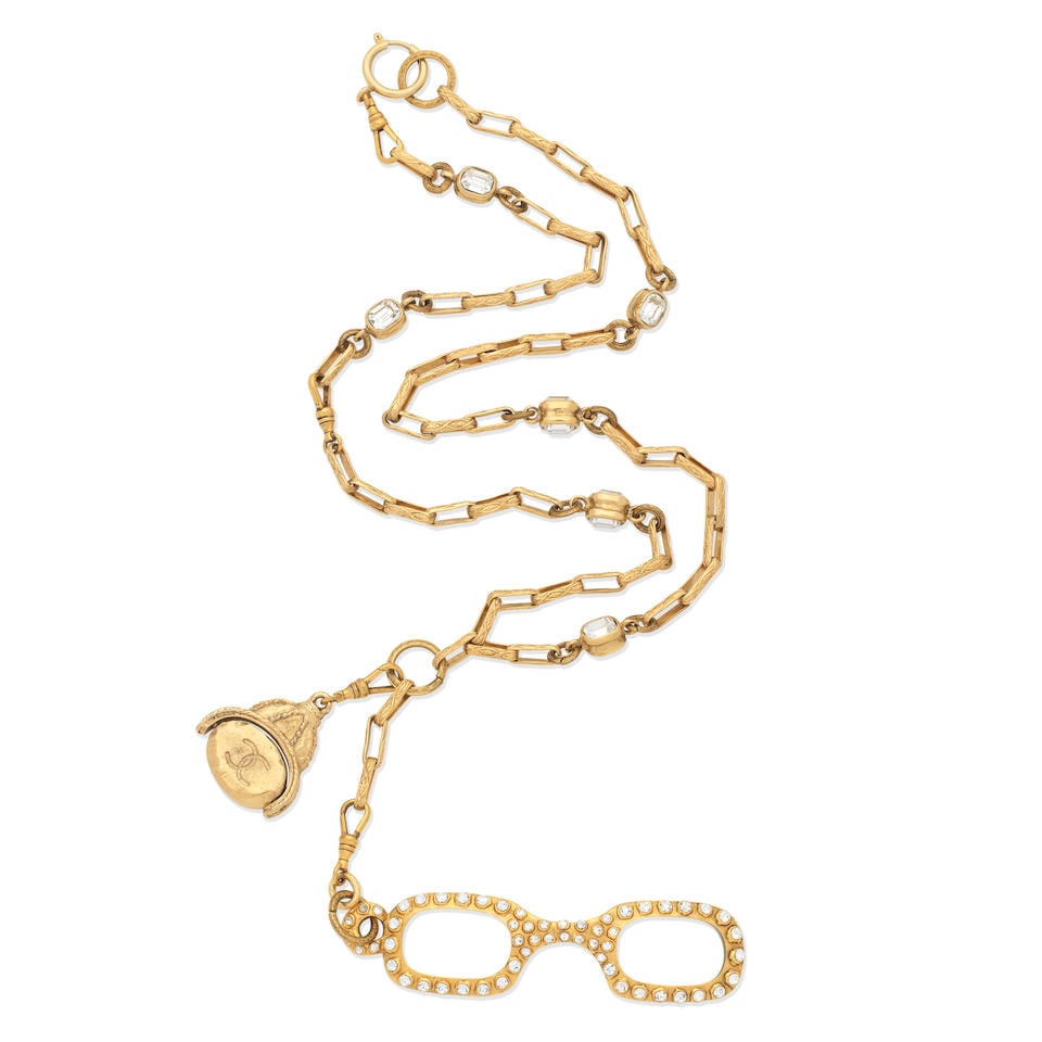 Chanel: a 'Magnifying Glass' Pendant Necklace 1970s (includes box) (1 of 1)