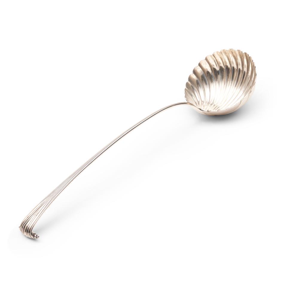 George III 'Onslow' Pattern Sterling Silver Soup Ladle, (1 of 1)