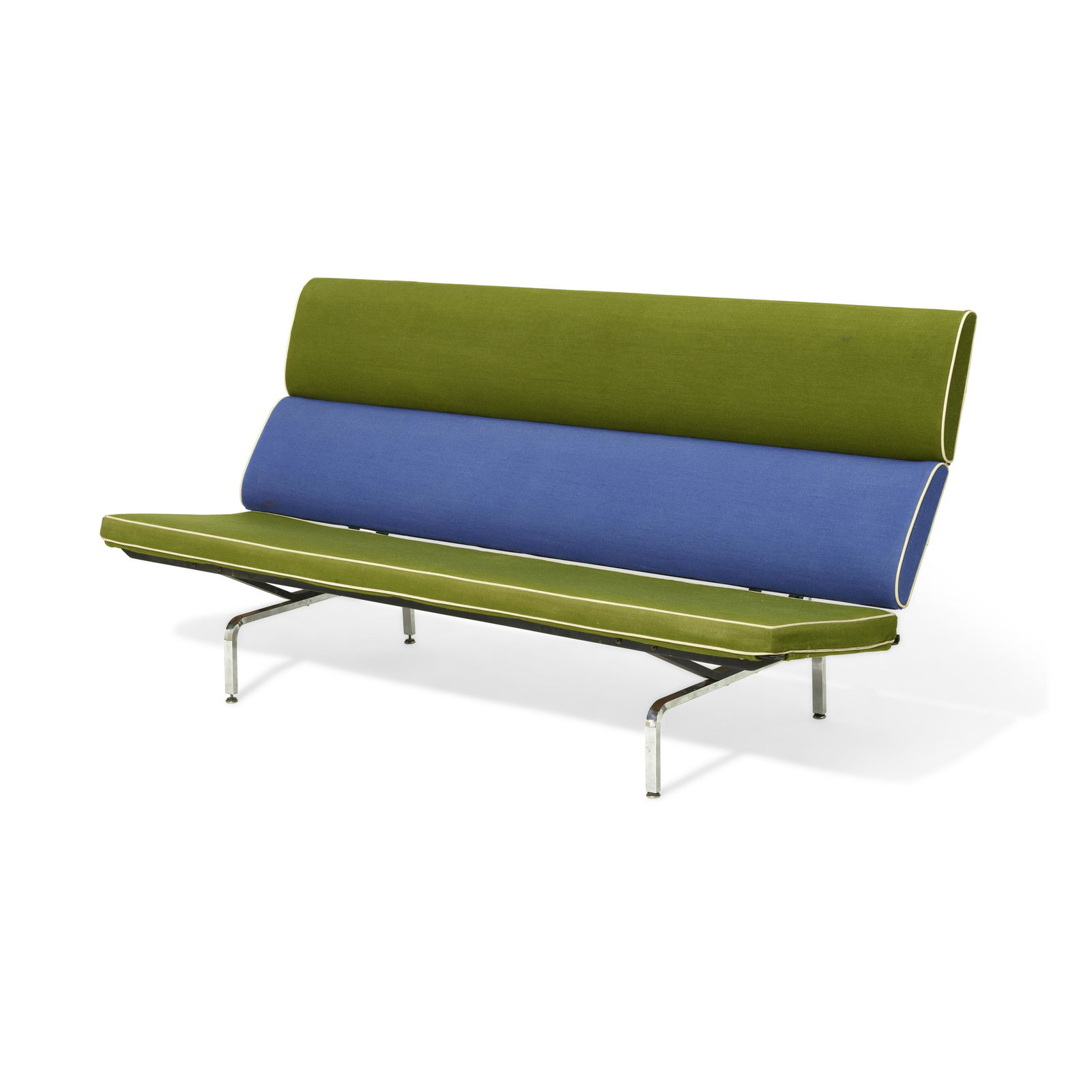 CHARLES (1907-1978) & RAY EAMES (1912-1988) Compact Sofadesigned 1954for Herman Miller, wool uph... (1 of 4)