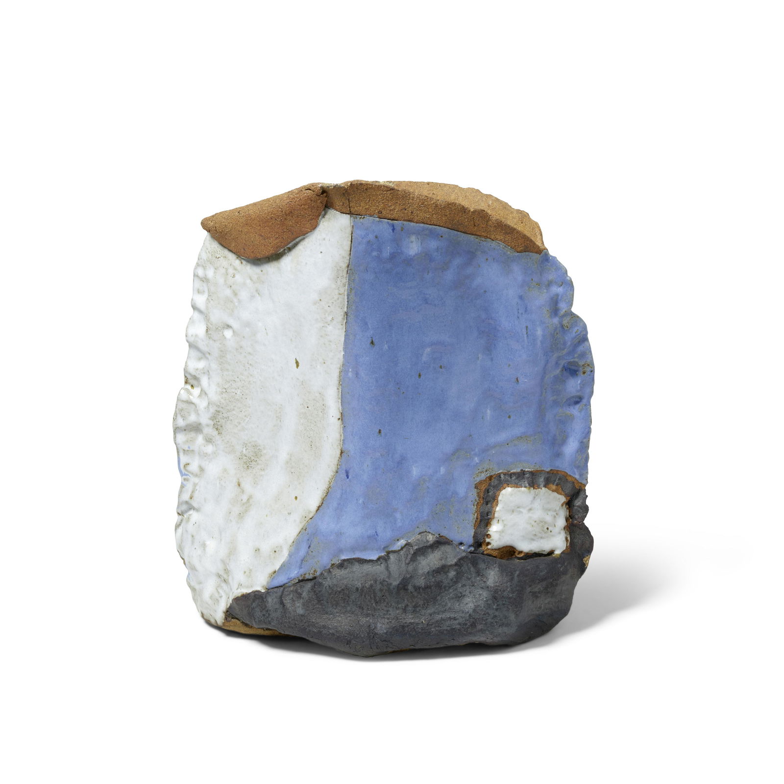 EMIL Abstract Expressionist Vessel1969glazed stoneware, incised 'EMIL 1969'height 15 1/2in (39.5... (1 of 3)