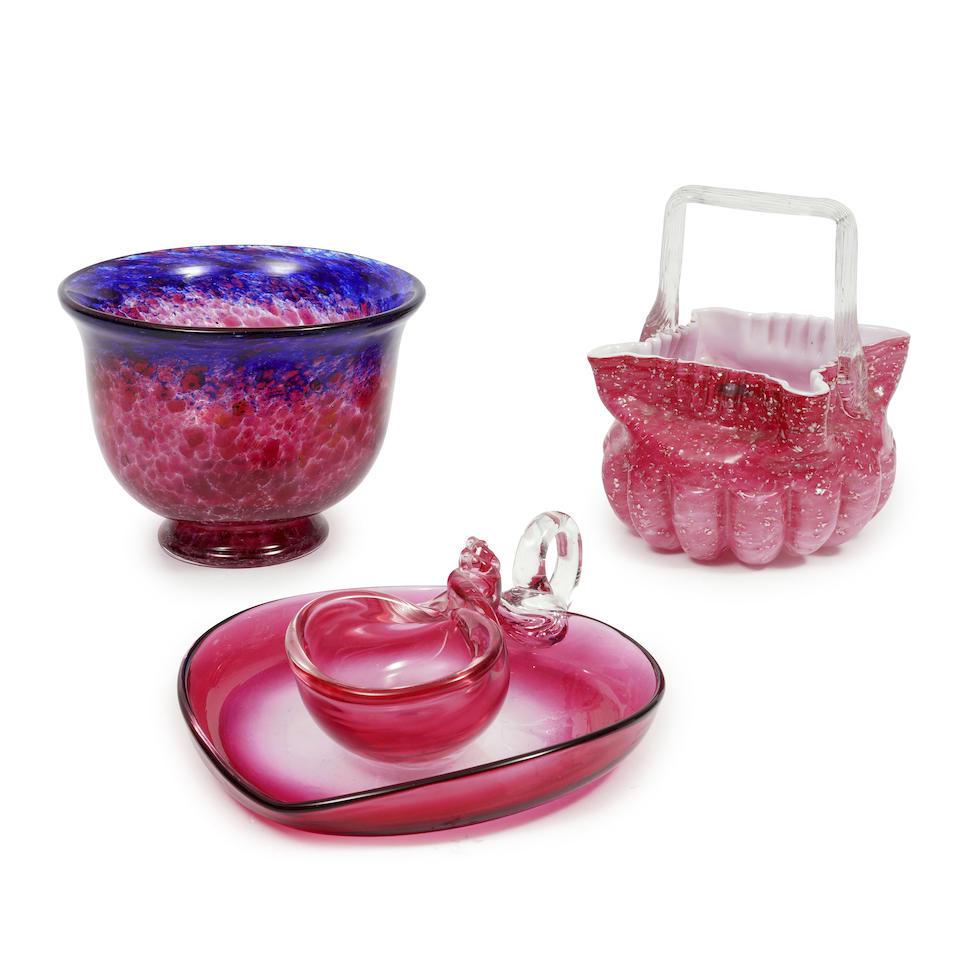 Four Pieces of Pink Glass (1 of 1)