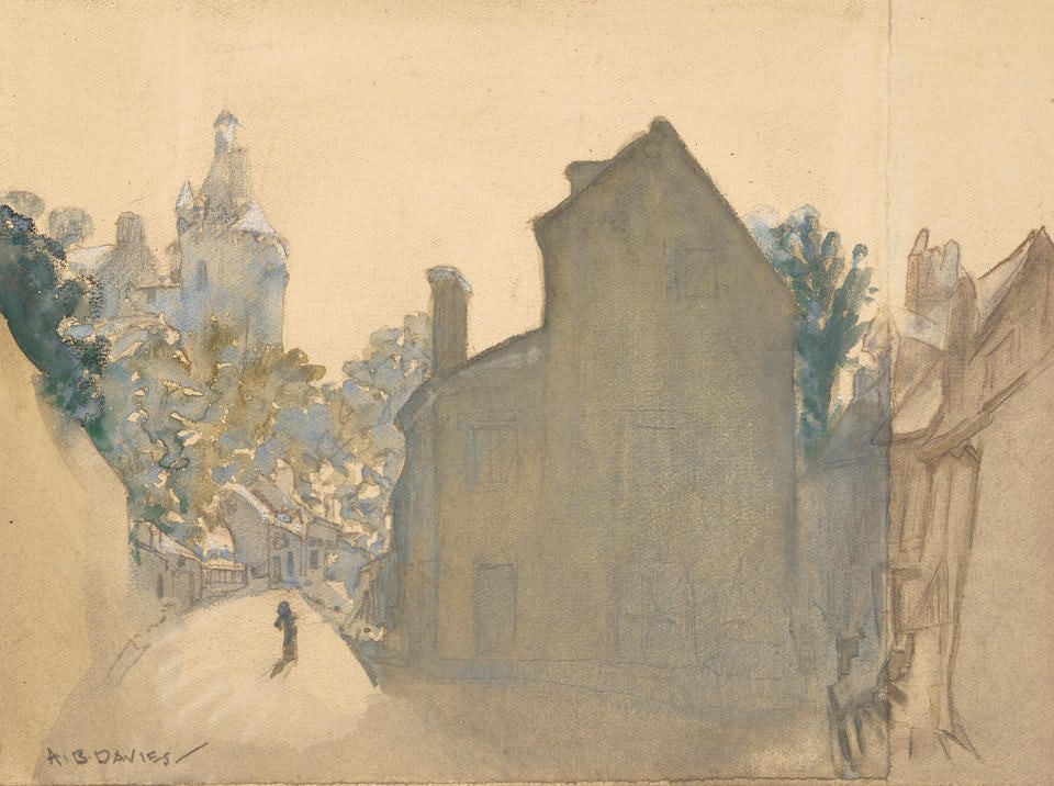 Arthur Bowen Davies (1862-1928) Chaumont 9 3/4 x 12 1/2 in. (24.8 x 31.8 cm.) (1 of 1)