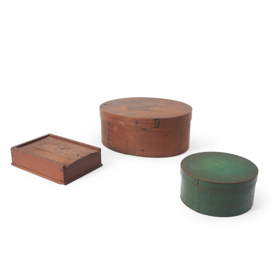 Three Kitchen Boxes, America, 19th century. (1 of 1)