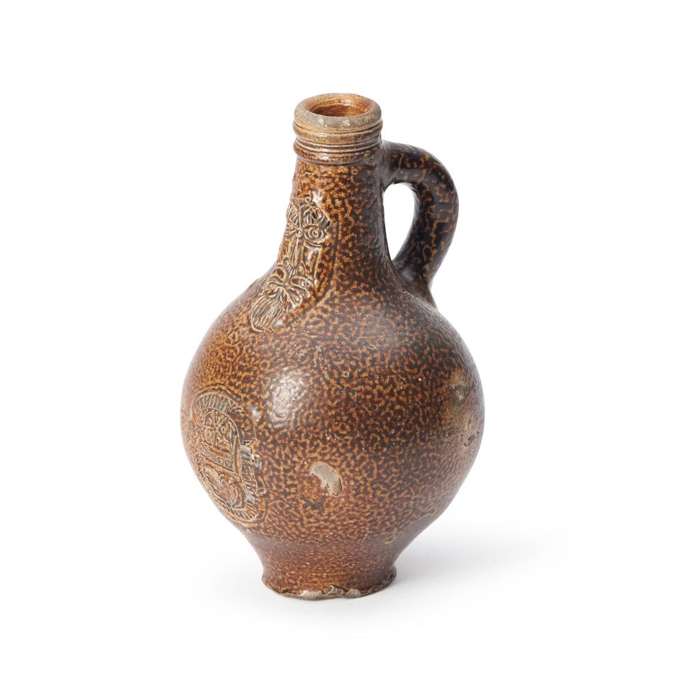 Stoneware Bellarmine Bottle, Europe, 17th Century. Auction