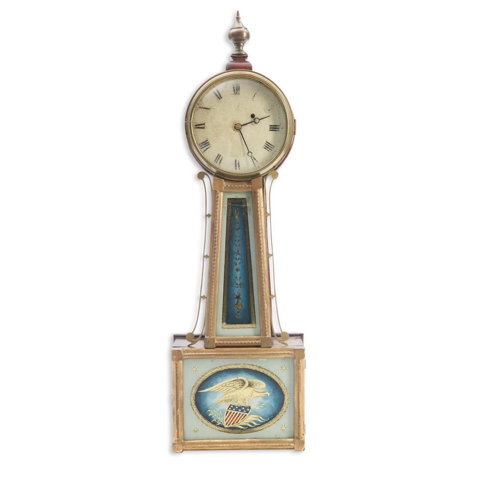Patent Timepiece, Aaron Willard (1757-1844), Roxbury, Massachusetts, c. 1815. (1 of 2)