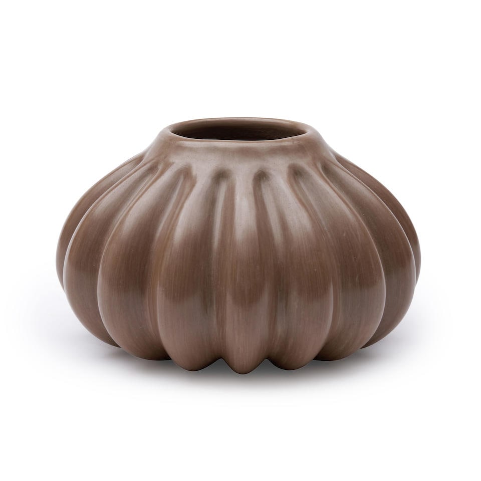 An Alton Komalestewa melon jar Alton Komalestewa, (Hopi, b. 1959) ht. 5 1/4, wd. 8 3/4 in. (1 of 3)