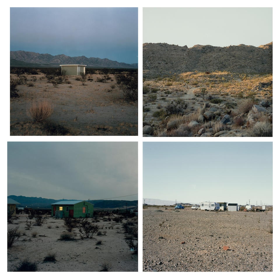 John Divola (born 1949); Selected Images from 'Isolated Houses';: John Divola (born 1949) Selected Images from 'Isolated Houses', 1995-98 A group of 4 chromogenic prints; each signed, dated, and editioned in ink on the reverse, framed; each work is one from an editi