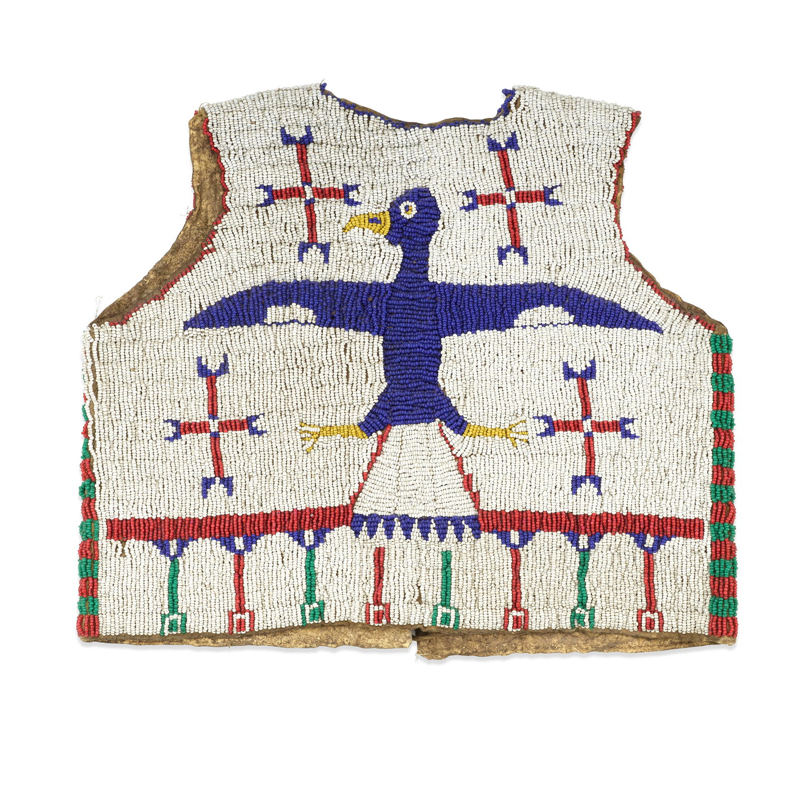 A Lakota (Sioux) child's pictorial beaded vest (1 of 2)