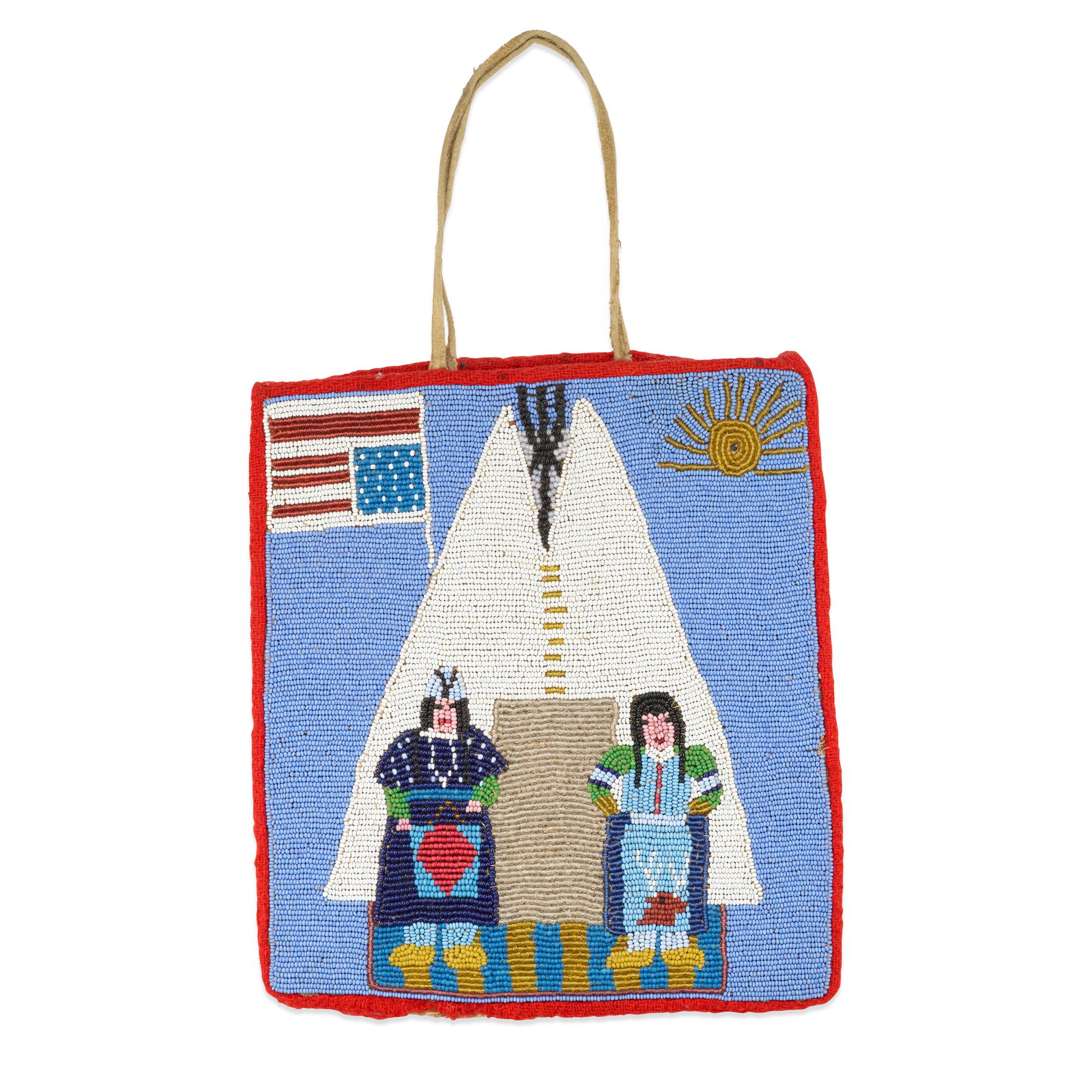 A Plateau pictorial beaded bag (1 of 2)