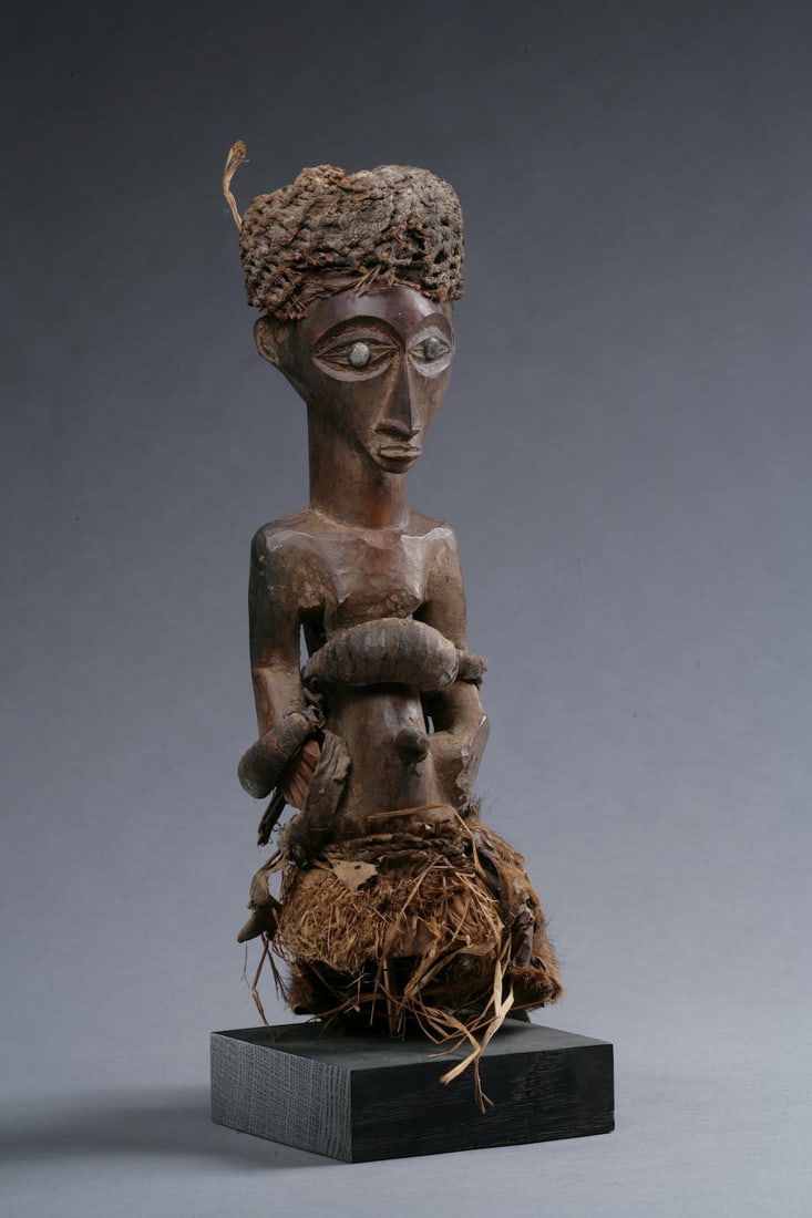 A Songye or Kusu power figure height 11 1/2in (1 of 1)