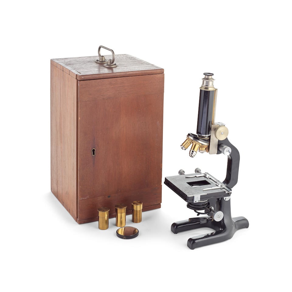 A Leitz Laboratory Microscope With A Collection Of Accessories, German, mid-20th century, (1 of 2)