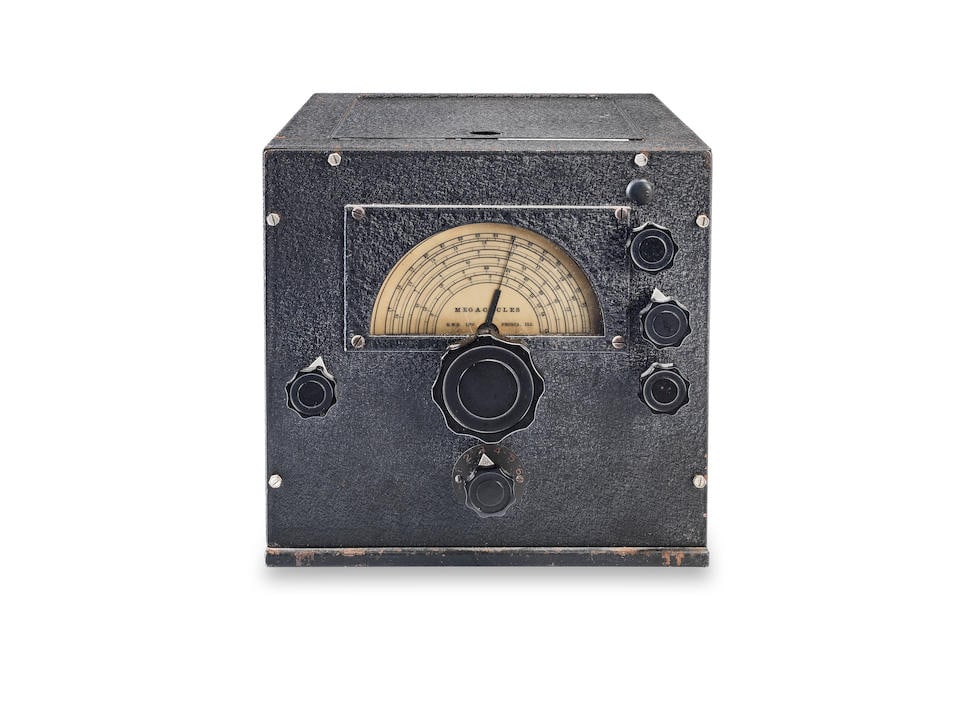 A Radio Manufacturing Engineers DB-20 Pre-Selector Unit, American, Mid-20th century, (1 of 2)