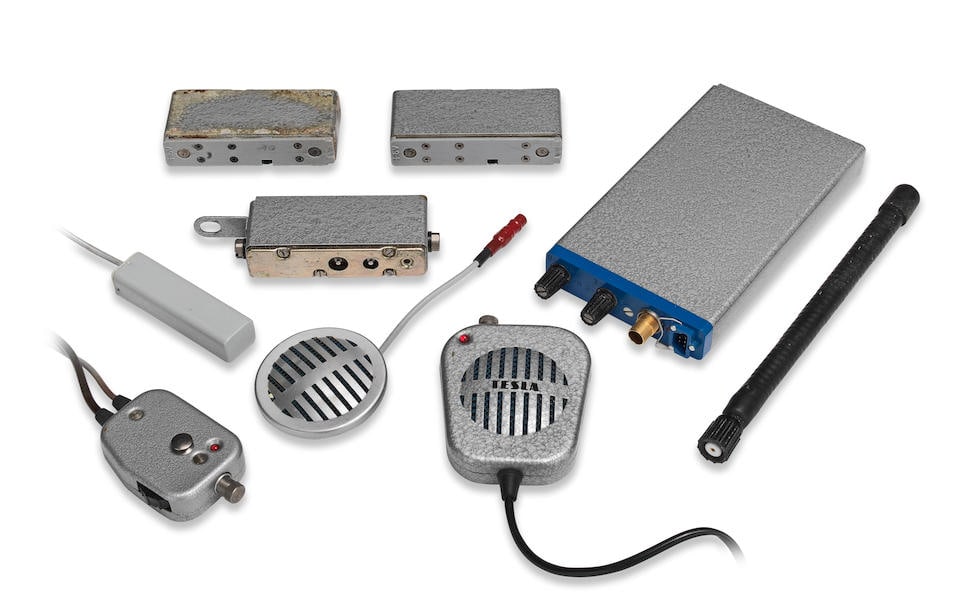 A TESLA PR-53 'FAUN' Portable Surveillance Transceiver, Czechoslovakian, 1970s/80's, (1 of 1)