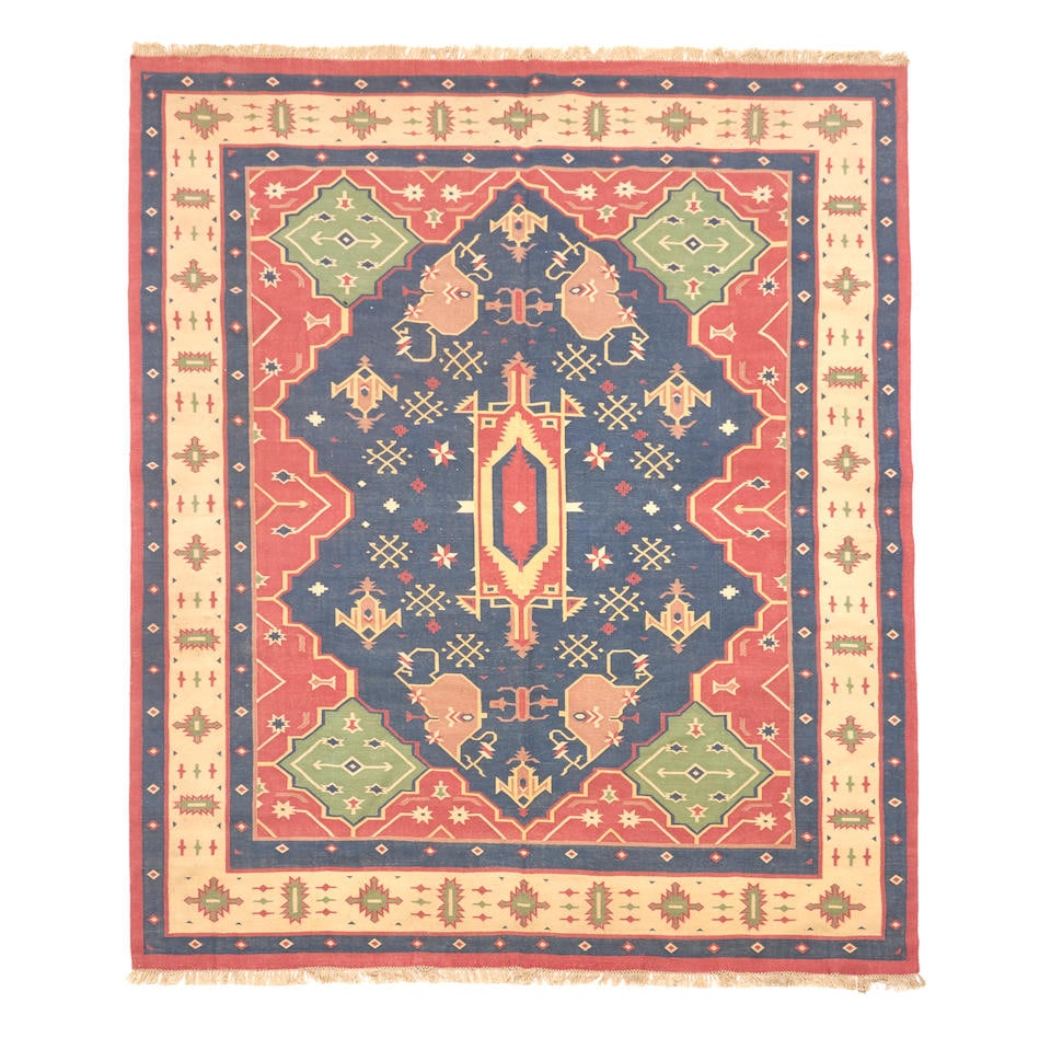 Dhurrie Carpet India 8 ft. 4 in. x 10 ft. 4 in. (1 of 3)