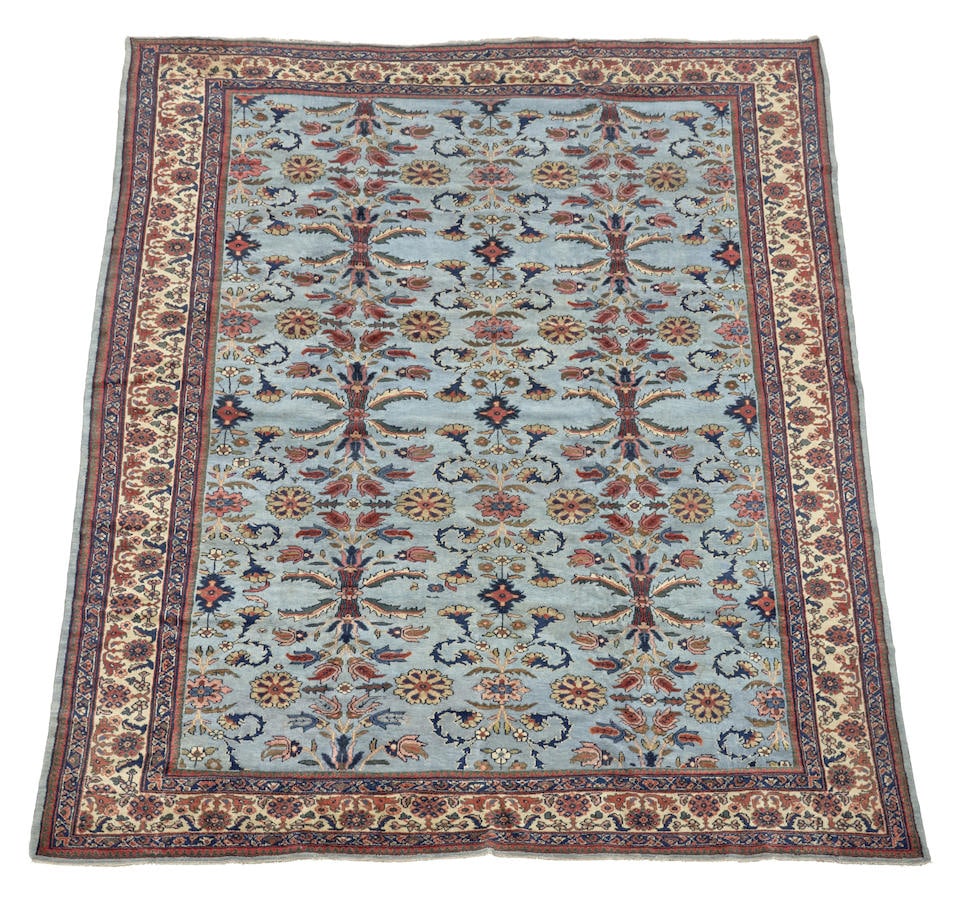 Fine Sultanabad Carpet Iran 10 ft. 6 in. x 13 ft. 6 in.: Fine Sultanabad Carpet Iran c. 1935 10 ft. 6 in. x 13 ft. 6 in. For further information on this lot please visit Bonhams.com For further information about this lot please