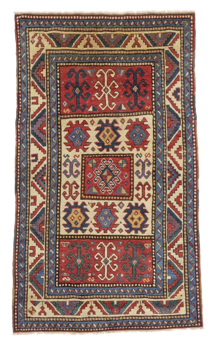 Fine Karachoph Kazak Rug Caucasus 3 ft. 5 in. x 5 ft. 6 in. (1 of 5)