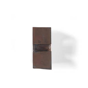 RICHARD NONAS (1936-2021) Wall Hung Steel Small Sculpture, 1988: RICHARD NONAS (1936-2021) Wall Hung Steel Small Sculpture, 1988 steel 6 7/8 x 5 1/2 x 3 in. 17.5 x 14 x 7.6 cm.. Footnotes: Provenance Ace Gallery, Los Angeles Acquired directly from the above by the