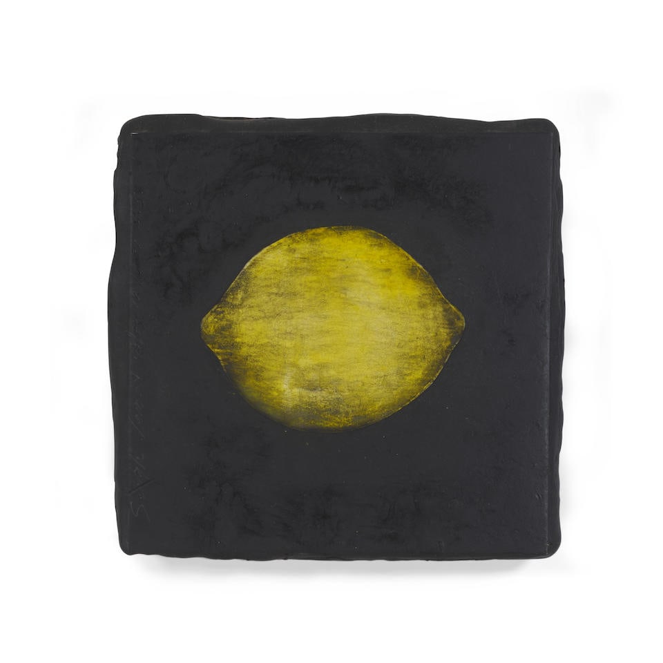DONALD SULTAN (B. 1951) Single Lemon May 18, 1989, 1989 (1 of 1)