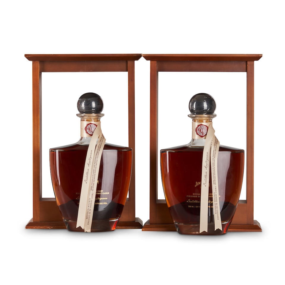 Jim Beam Masterpiece PX Sherry Cask (2 750ml bottles): Jim Beam Masterpiece PX Sherry Cask (2 750ml bottles) Kentucky official bottling 750ml 50% 2 bottles Footnotes: Bourbon This lot is subject to the following lot symbols: • • Zero rated for