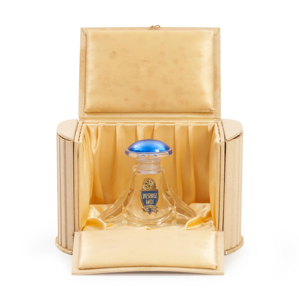 Pleville 'Desirez Moi' Perfume with Box, France, bottle with acid-etched mark 'Bottle Made in Fr... (1 of 2)