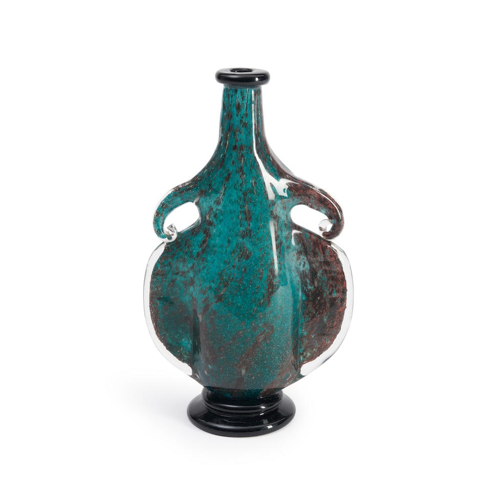 Mid-century Modern Murano Glass Lamp Base, Italy, c. 1965, intended as a lamp base with wiring c... (1 of 1)