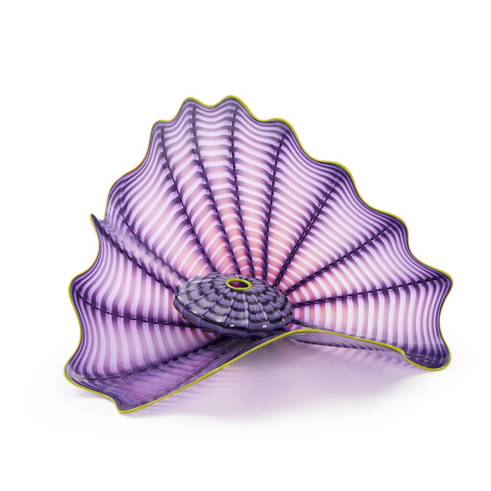 Dale Chihuly (b. 1941) Imperial Iris Persian Set, dated 1999, two hand-blown elements, smaller s... (1 of 3)