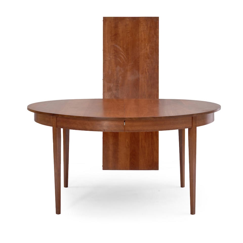 Thomas Moser Cherry Dining Table, New Gloucester, Maine, Dated 1985