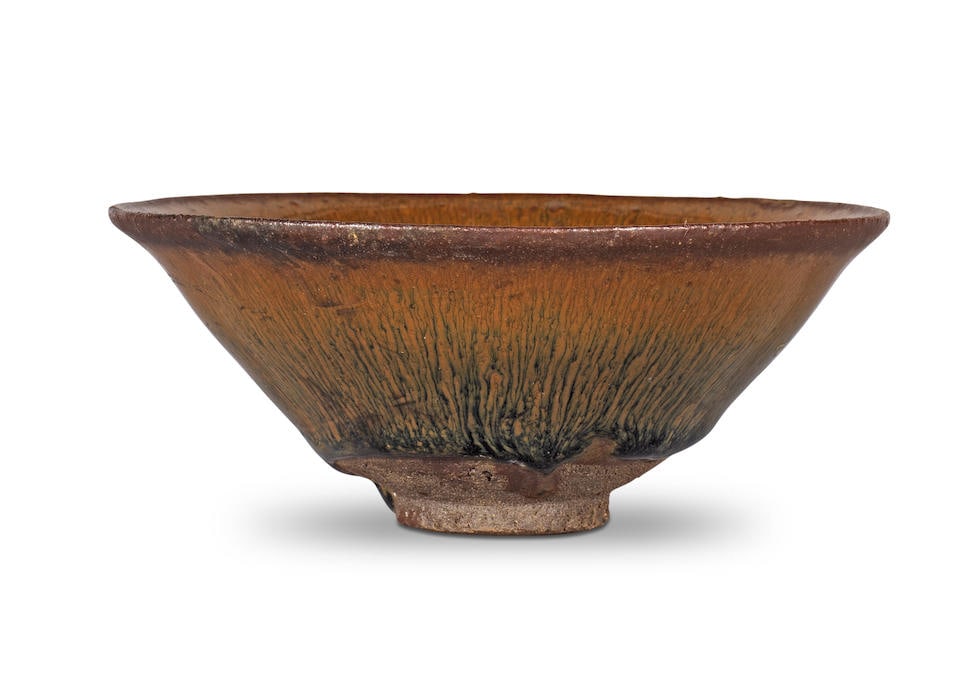 A JIANYAO 'HARE'S-FUR' RUSSET-GLAZED TEA BOWL Southern Song Dynasty (1 of 1)