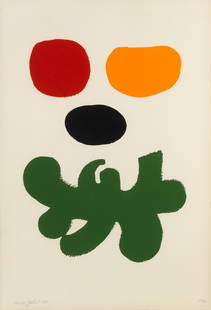 Adolph Gottlieb (American, 1903-1974) Levitation Screenprint in colours, 1969, on wove paper, si...: Adolph Gottlieb (American, 1903-1974)Levitation (Associated American Artists 58) Screenprint in colours, 1969, on wove paper, signed, dated and numbered 54/90 in pencil, published by Marlborough